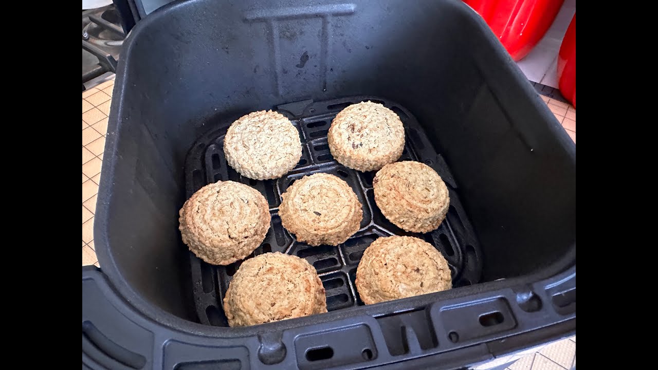 Air Fryer Easy and Delicious High Protein High Fiber Dates Cookies No Sugar No Flour No Butter