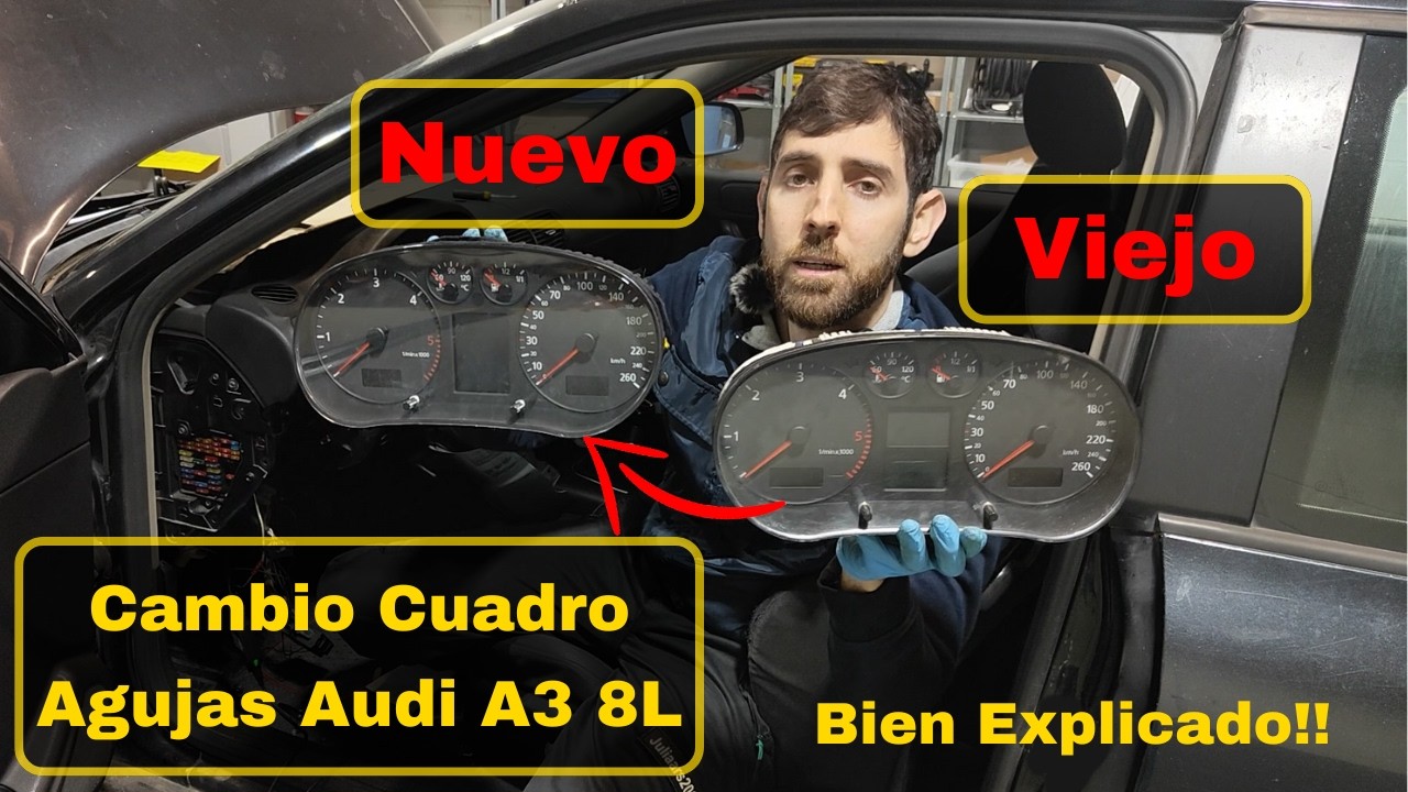 Cambio Cuadro Audi A3 8L y Casar Llaves ¡Fácil y Paso a Paso! | Válido para Golf, León, Skoda.