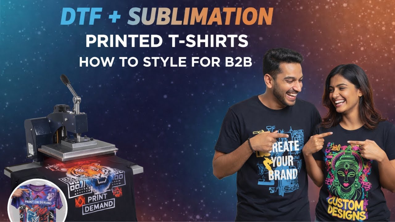DTF+Sublimation Printed T-shirts