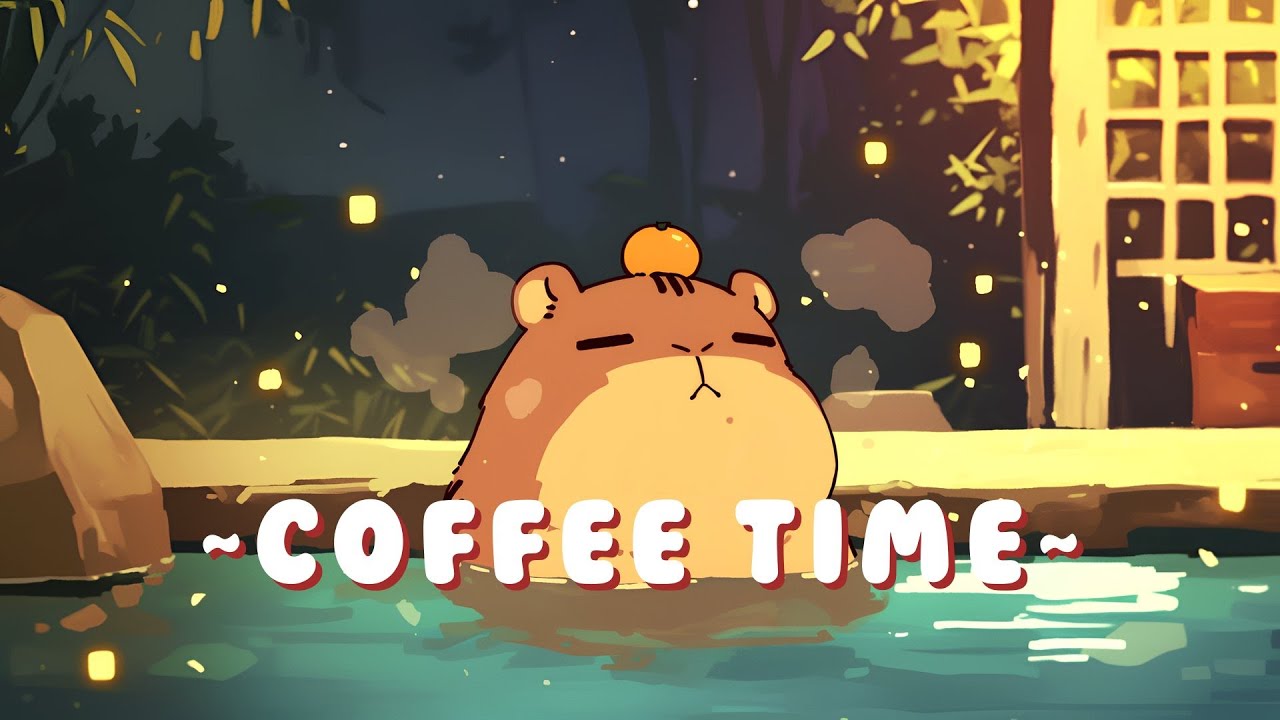 Capybara Study Beats - Chill Beats to Help You Relax ~ Calm Energy ~ 🦫 🎵 ✨