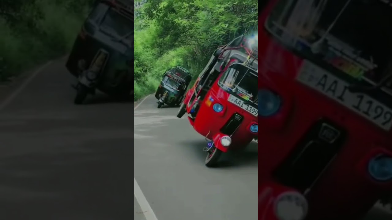 Three wheel Accident during stunt in Sri Lanka #srilanka #accidentnews #viral