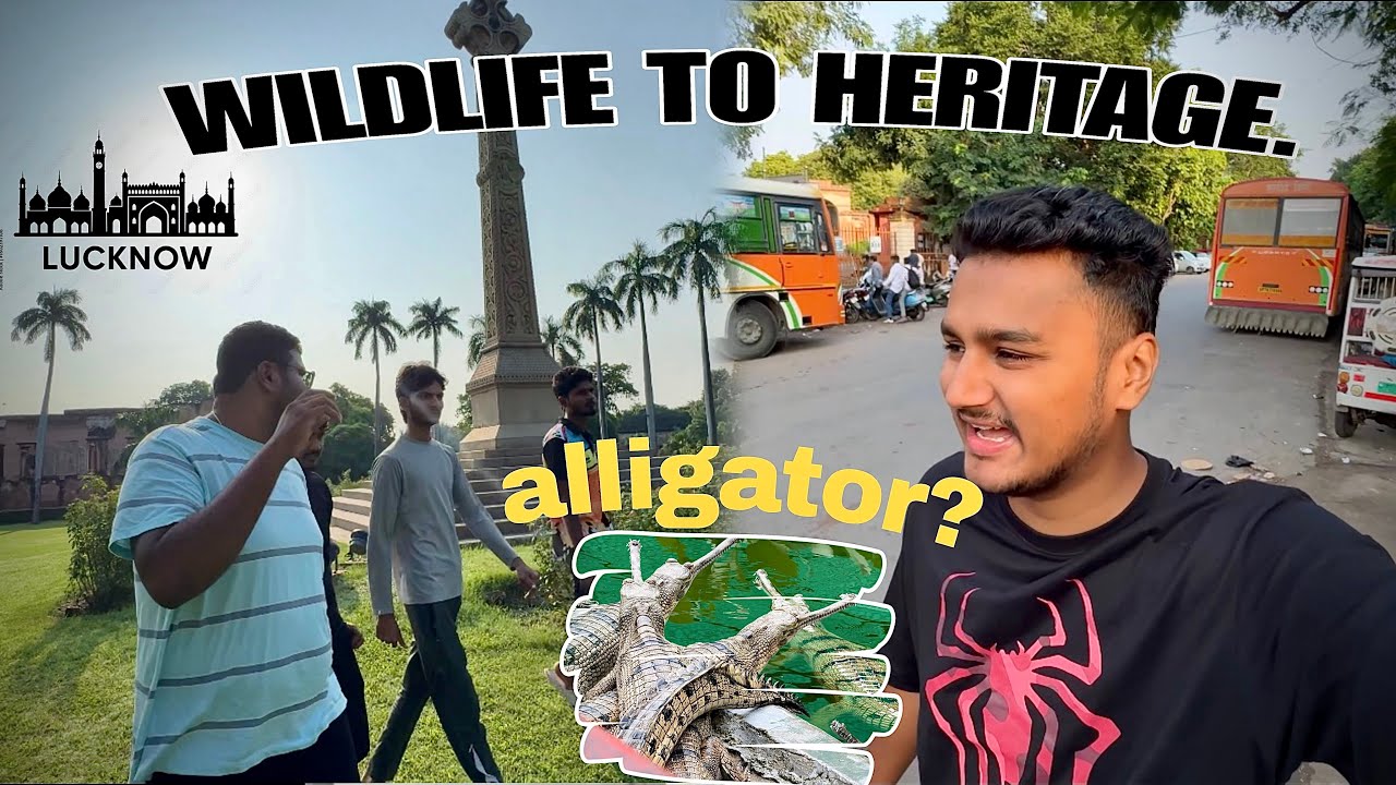 From crocodiles to ghost stories🐊😱 | lucknow’s residency and kukrail forest | ABDUL REHMAN | VLOG 6
