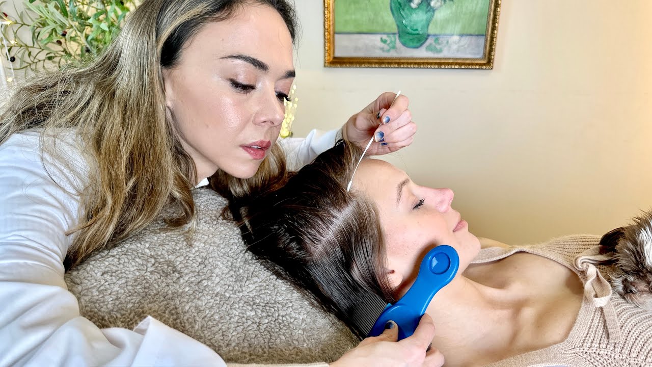 ASMR Cranial Nerve Exam + Scalp Check & Elbow Assessment [Real Person] Medical Role Play |Tingles 🛏️