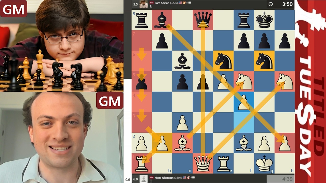 Just AMAZING! GM Hans Niemann vs GM Sam Sevian