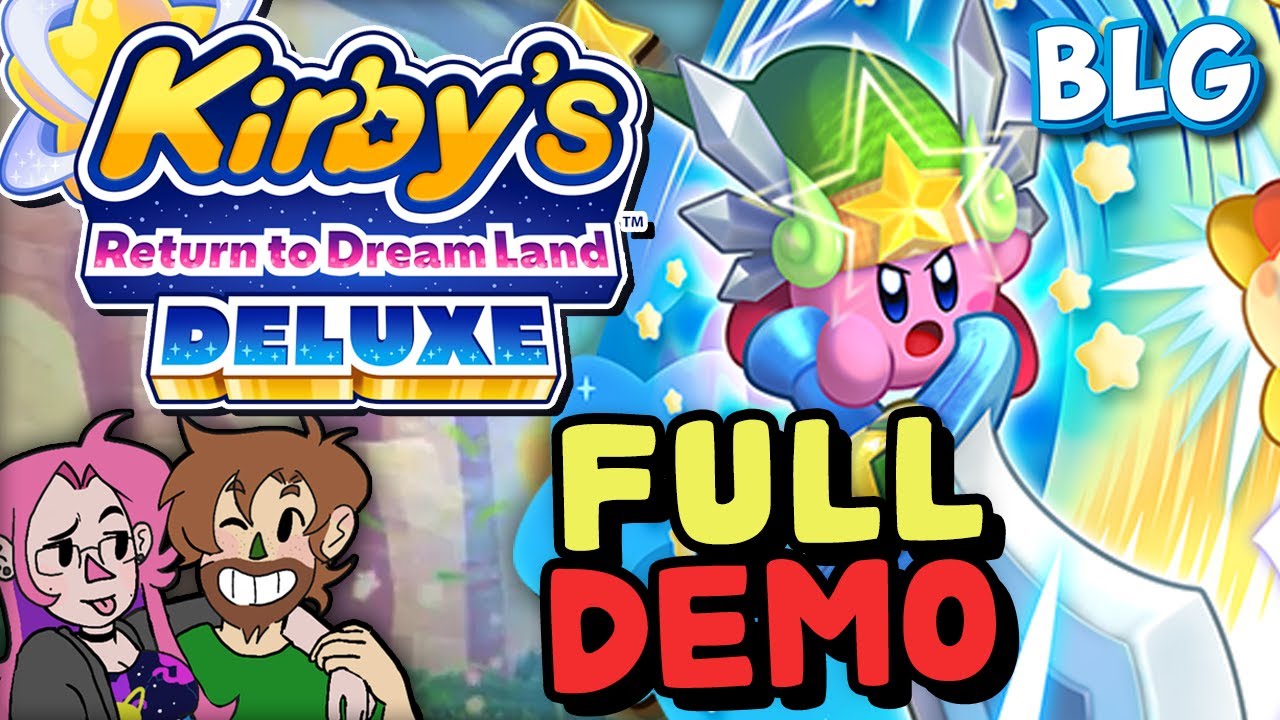 Lets Play Kirby's Return to Dreamland Deluxe FULL DEMO