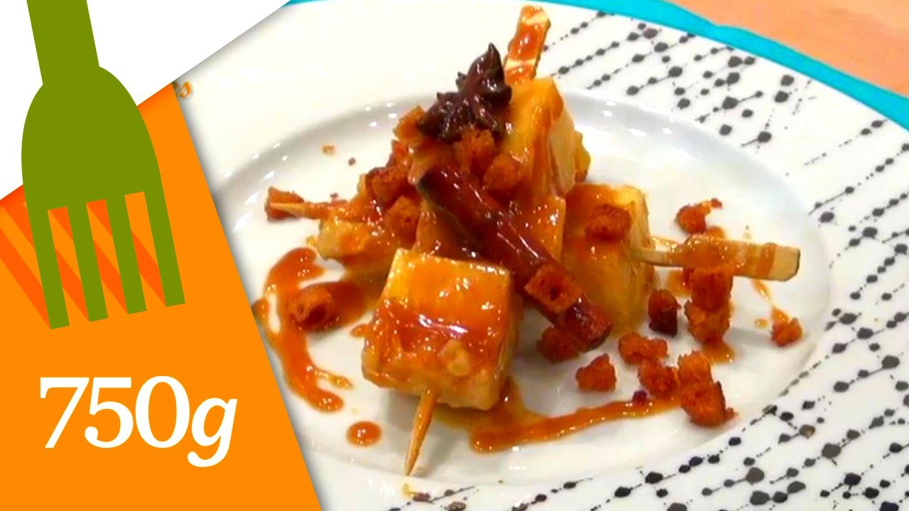 Brochettes ananas caramélisées aux épices - 750g