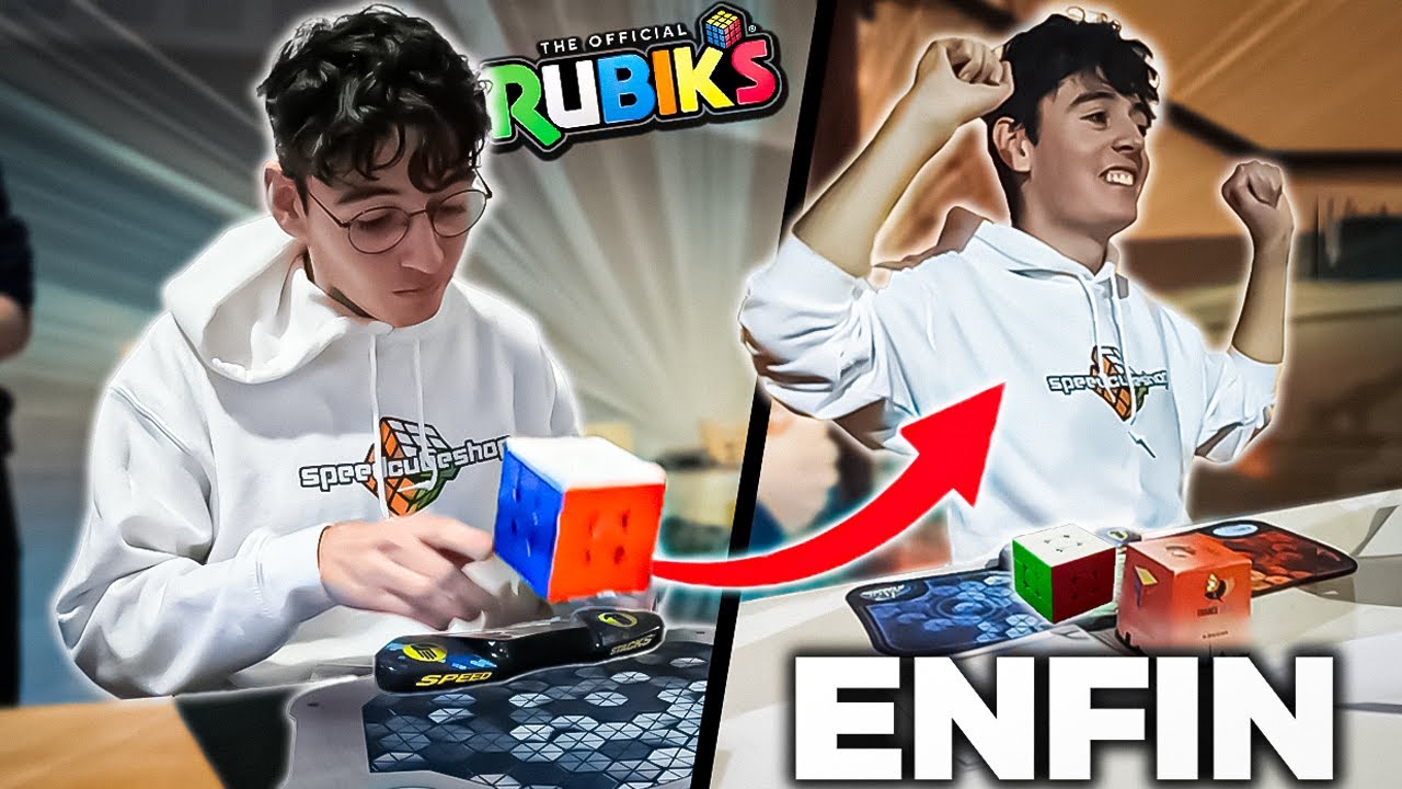 Ma Première Compétition de Rubik's Cube en 2025 !