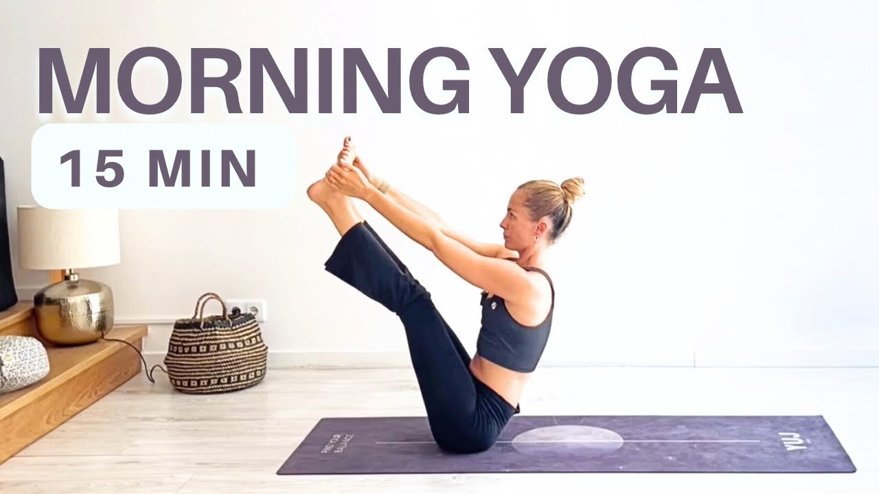15 Min Morning Yoga Flow | Wake Up & Energising Yoga