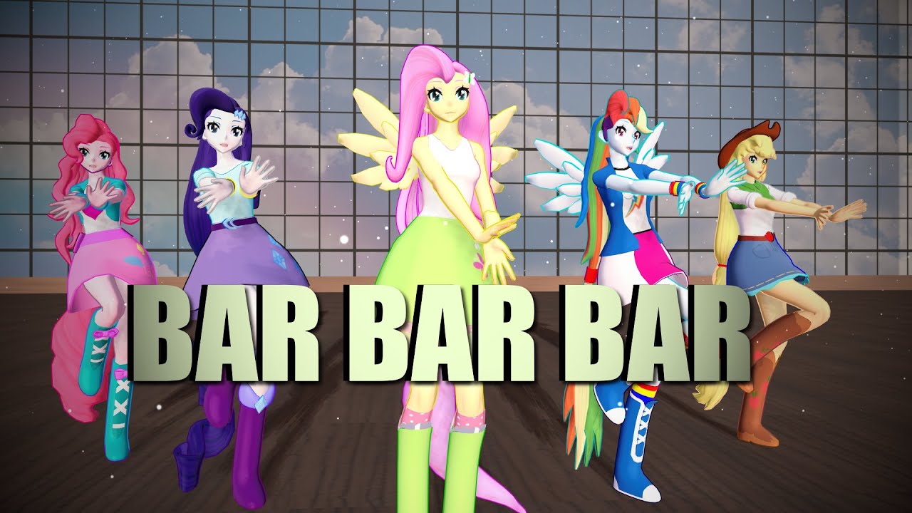 [MMDxMLP] Crayon Pop - Bar Bar Bar (+20 models)