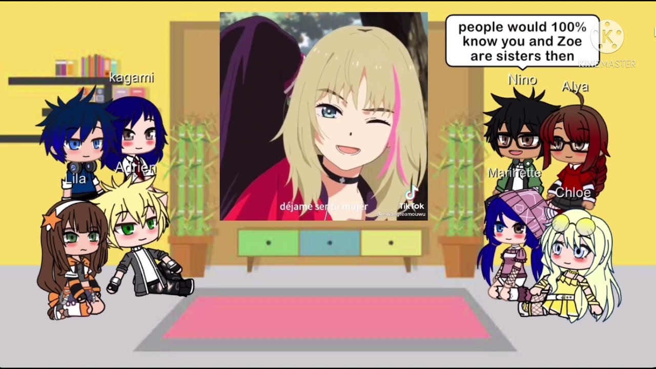 MLB react to Marinette+Chloe as Ai+Rika (Wonder Egg Priority)