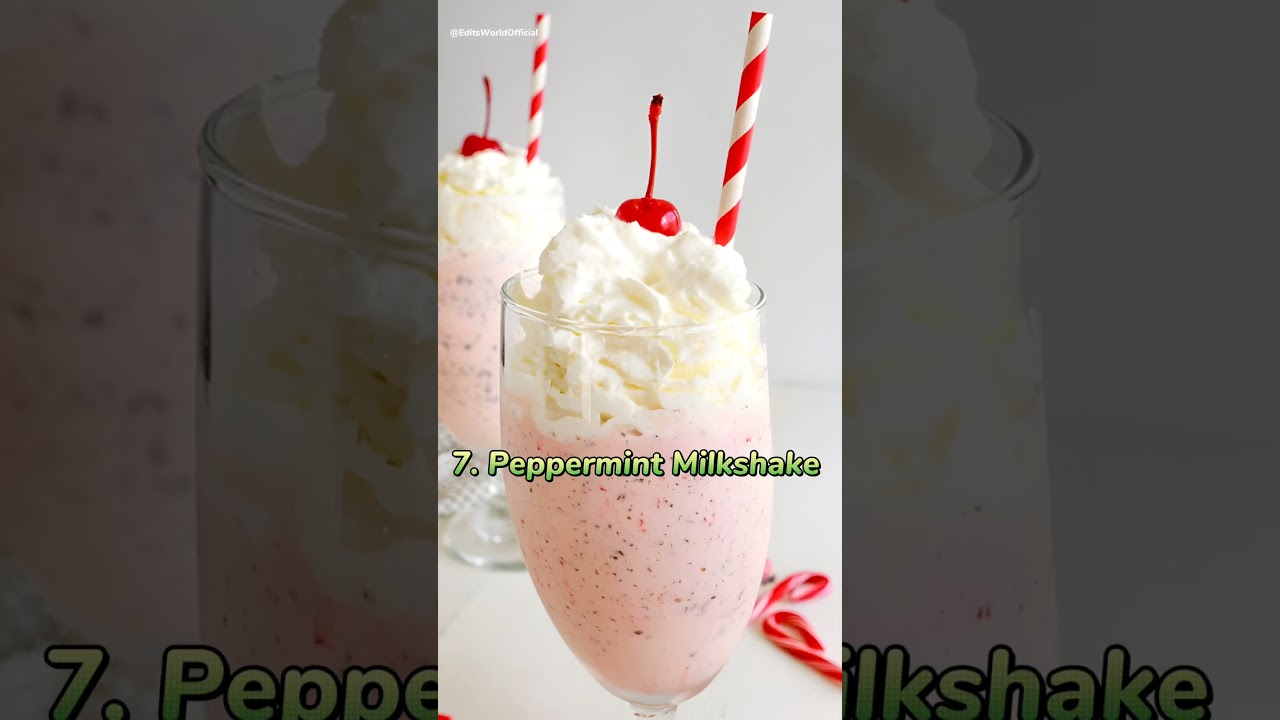 Top 10 Best Milkshake Flavors in the world #shorts #editsworldofficial