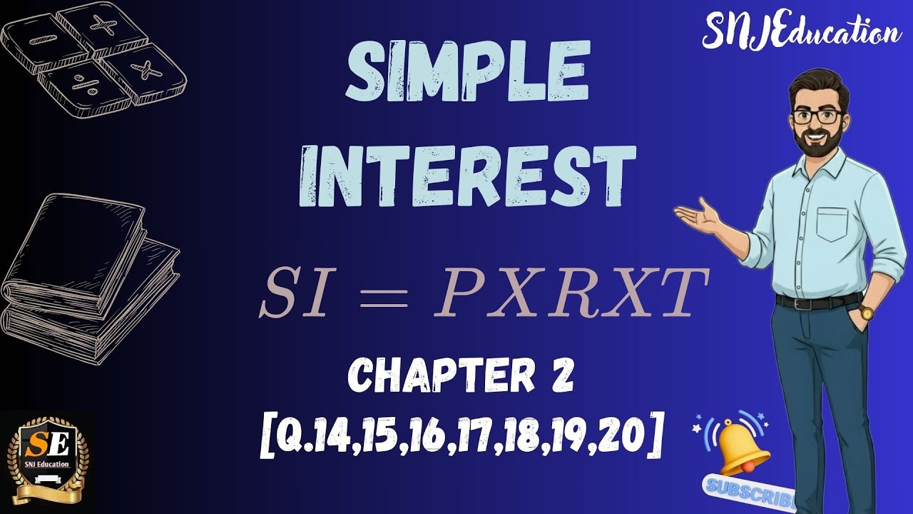 04 I Simple Interest I Solution & Explanation I Ex 2 Q No 14 to 20 II WBBSE Math Class 10 Chapter 2
