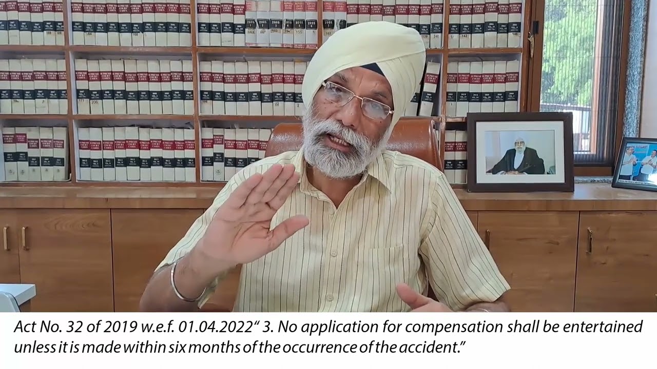 Limitation to file claim 166 Motor Vehicles Act 1988