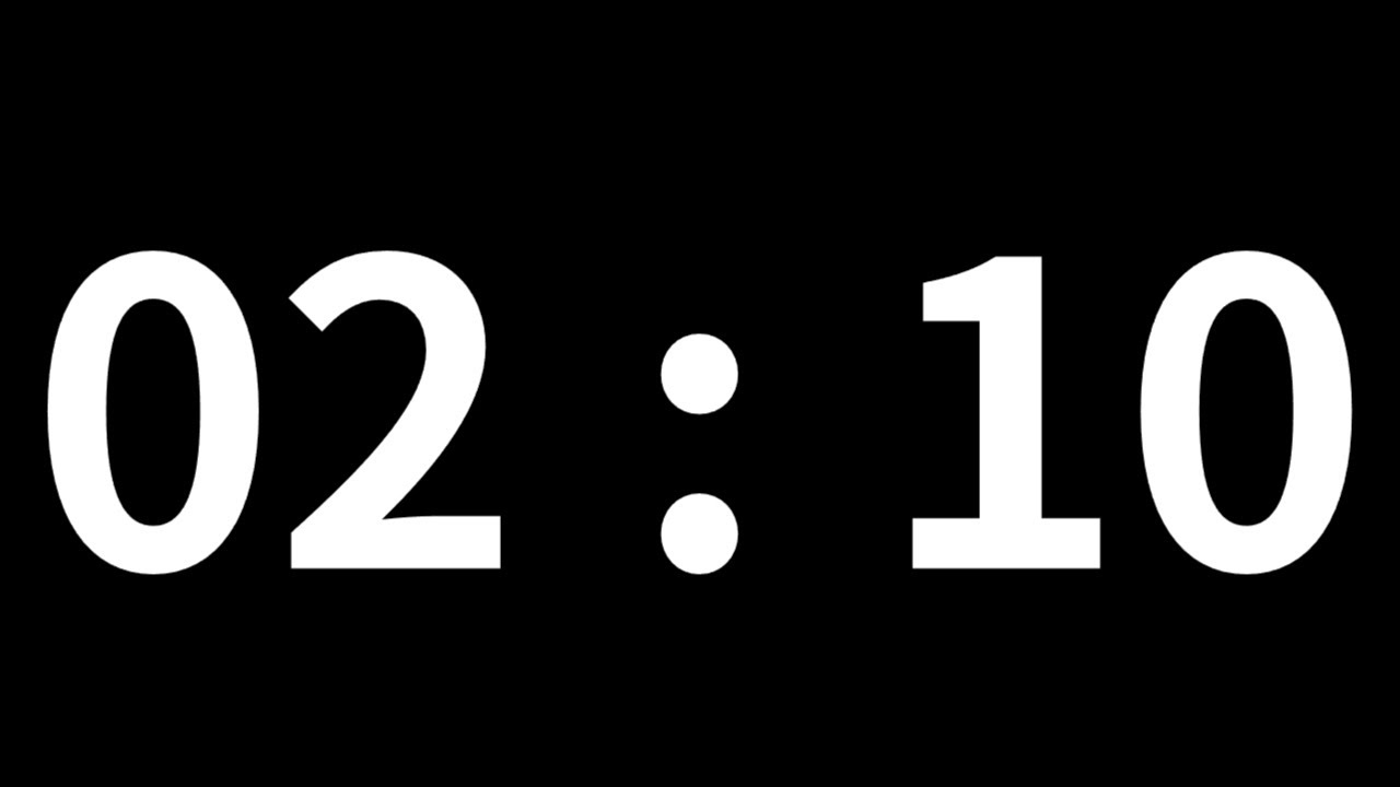 2분 10초  타이머   2 minute 10 second timer 130 second timer
