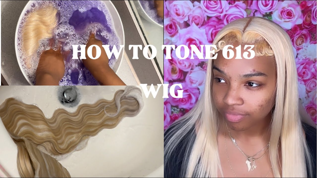 How To Tone 613 Hair | 30in Wig 😱