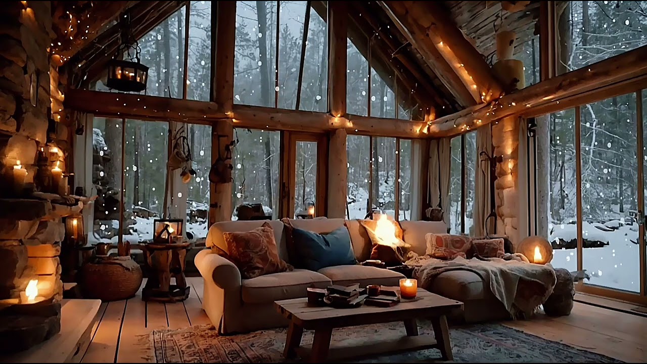 Soft Piano Music for Relaxation | Calm Winter Ambience