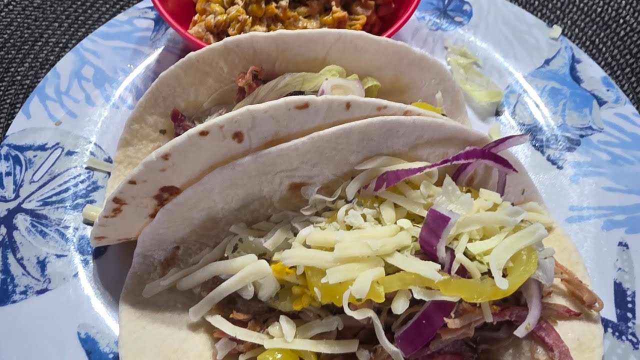 Smoked Pulled Pork Taco's and street Corn !!