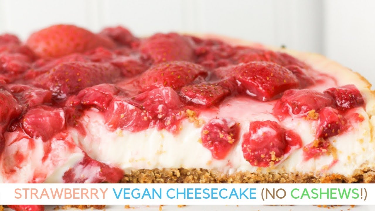 Strawberry Vegan Cheesecake