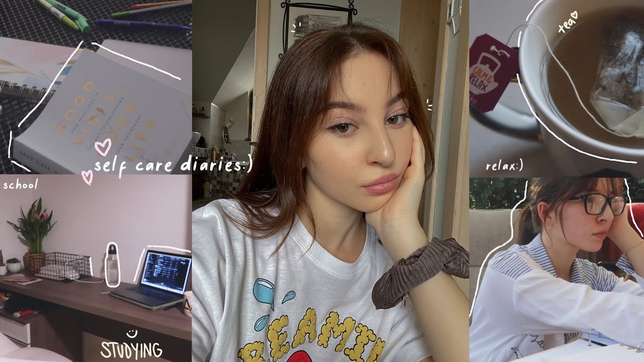 self care diaries - uklízím si pokoj, dělám školu a podzimní počasí:)
