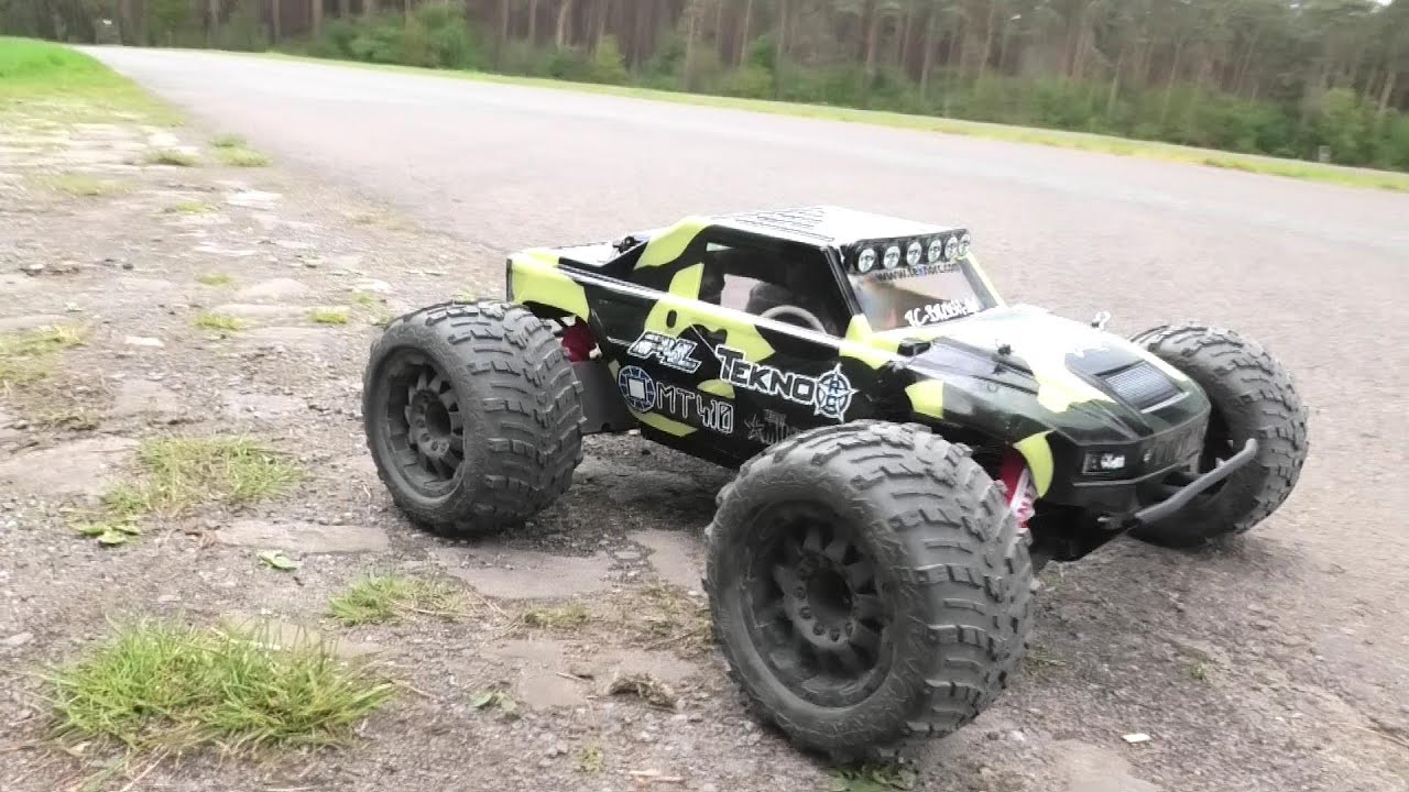 Speedrun: Tekno MT410 2200kv 16er Ritzel 4S + 6S [deutsch/ german]