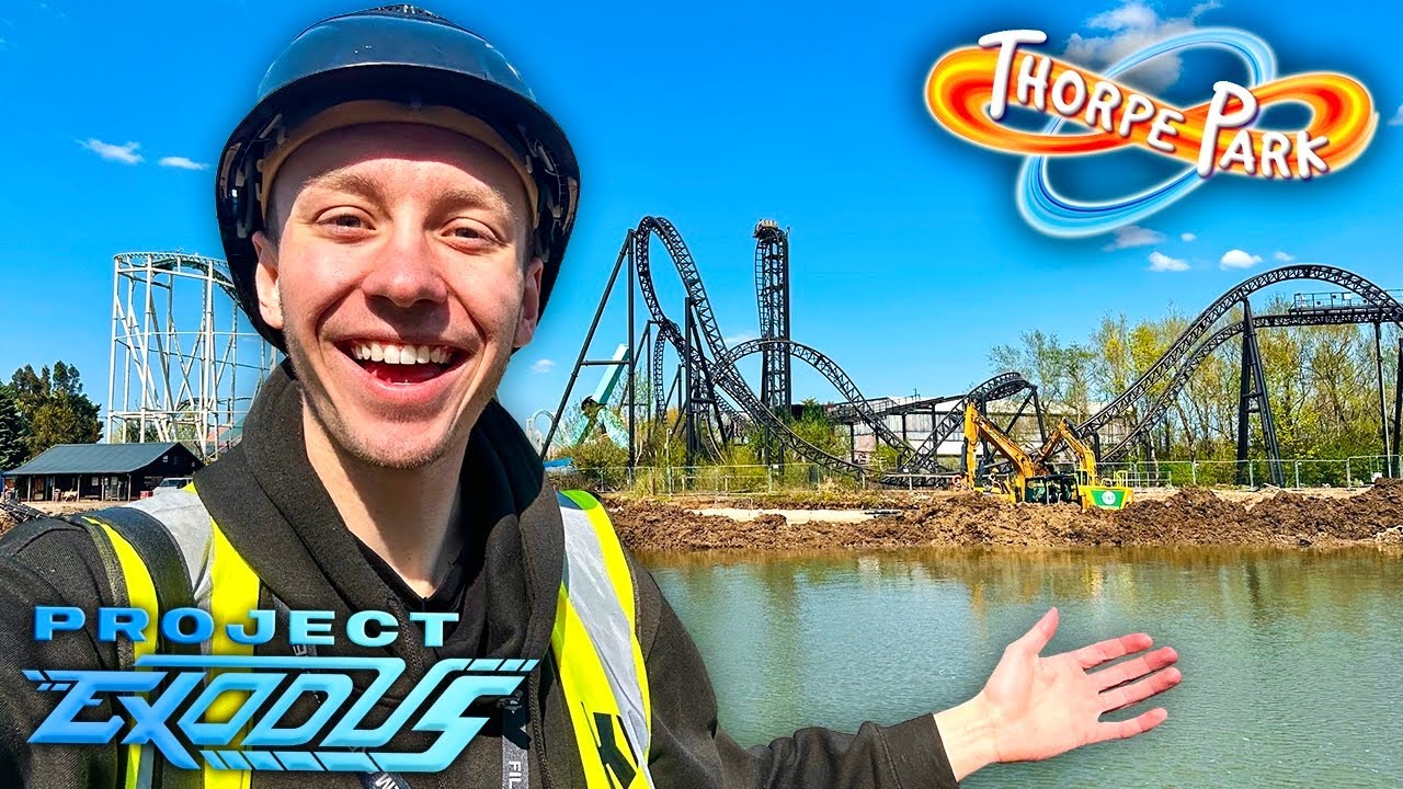 PROJECT EXODUS at THORPE PARK - Latest Construction!