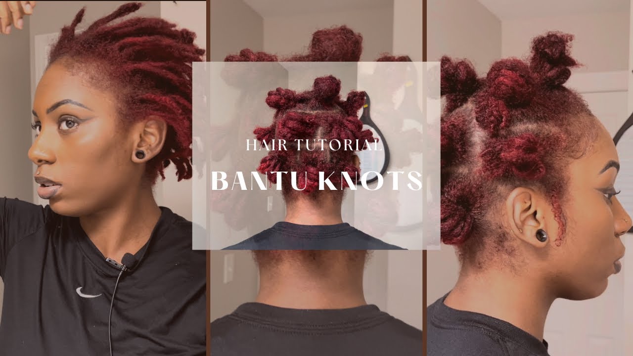 HOW TO: Bantu Knots On Short Locs | Tutorial