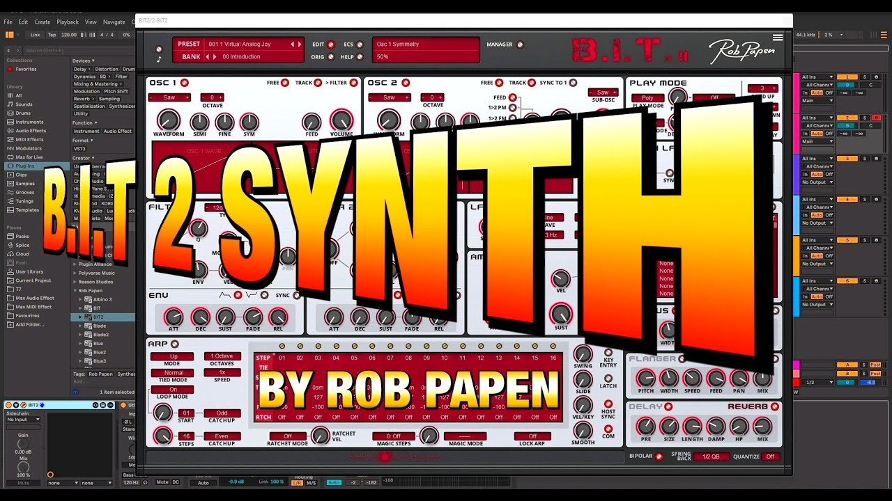 Синтезатор B.I.T 2 (Back In Time) Роба Папена &mdash; The BIG Sound Test &mdash; Звучит фантастически &mdash; ПК и Mac