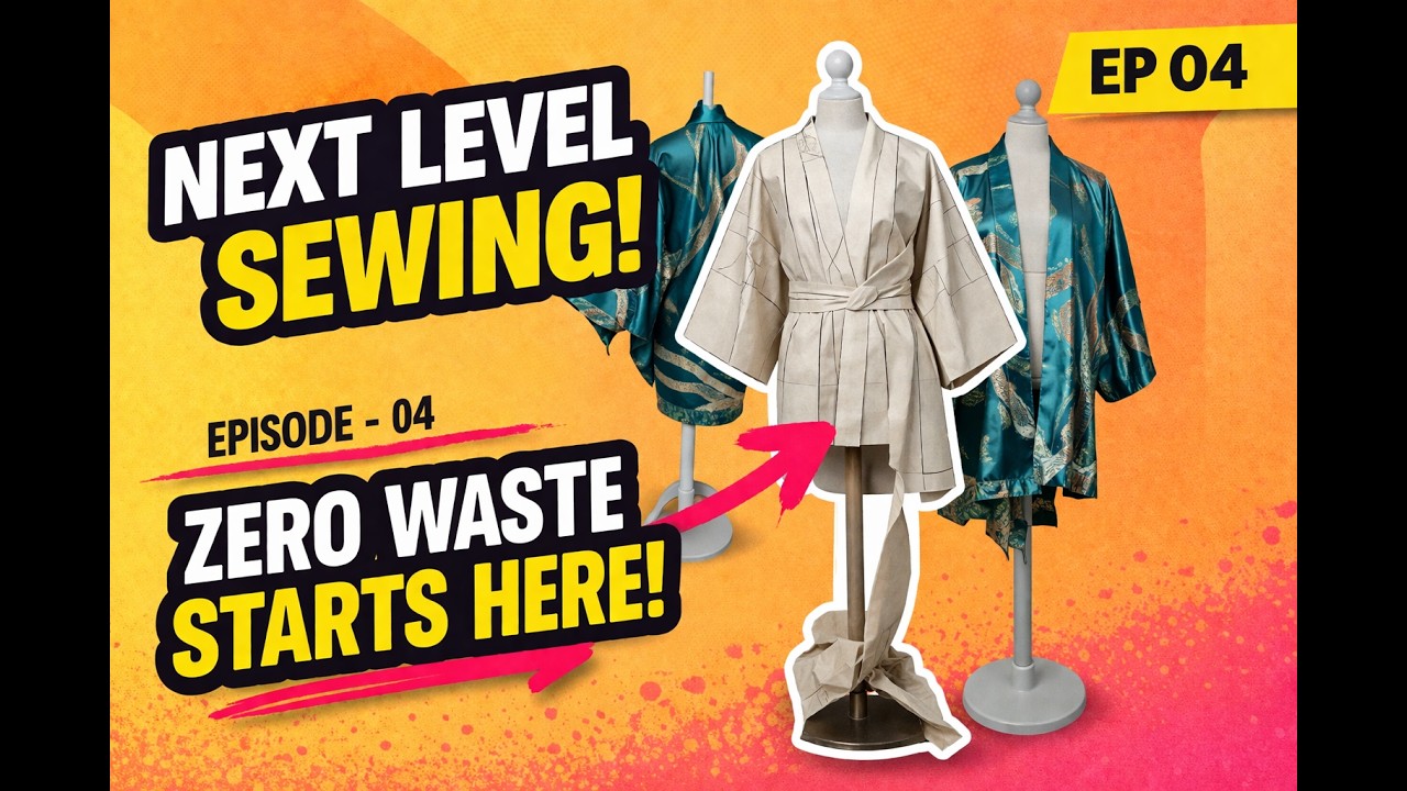 Sew a Zero Waste Kimono (Pattern Included!) | Beginner-Friendly Tutorial