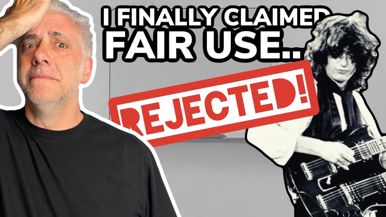 I Finally Claimed FAIR USE on a Video ...REJECTED! (Rant)