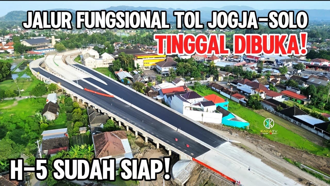 KAGET‼️Tol Jogja Solo DI Kalasan Tiba-Tiba Sudah Tersambung Mulus, H-5 Siap Dibuka Fungsional‼️