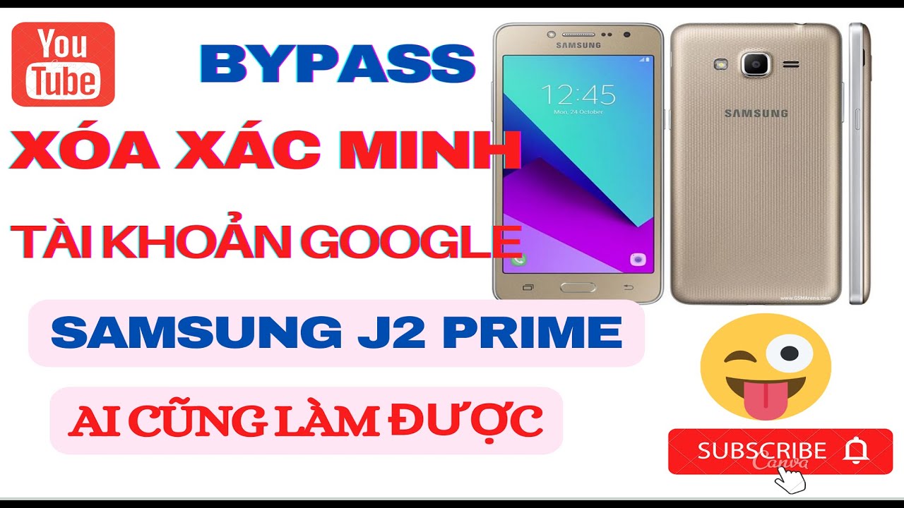 Phá mật khẩu II Xóa xác minh tài khoản Google J2 PRIME II Cùi Bắp