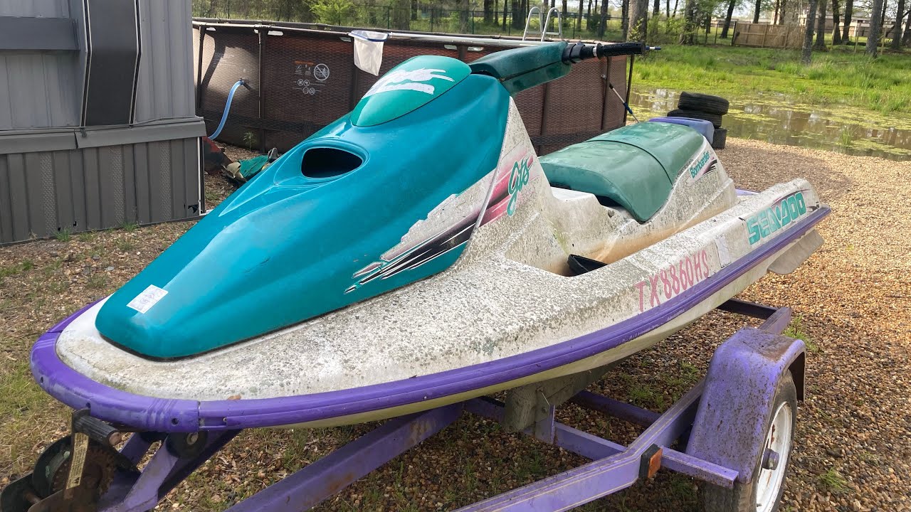 Jet ski revival after sitting for over 10 years!  1996 Seadoo GTS