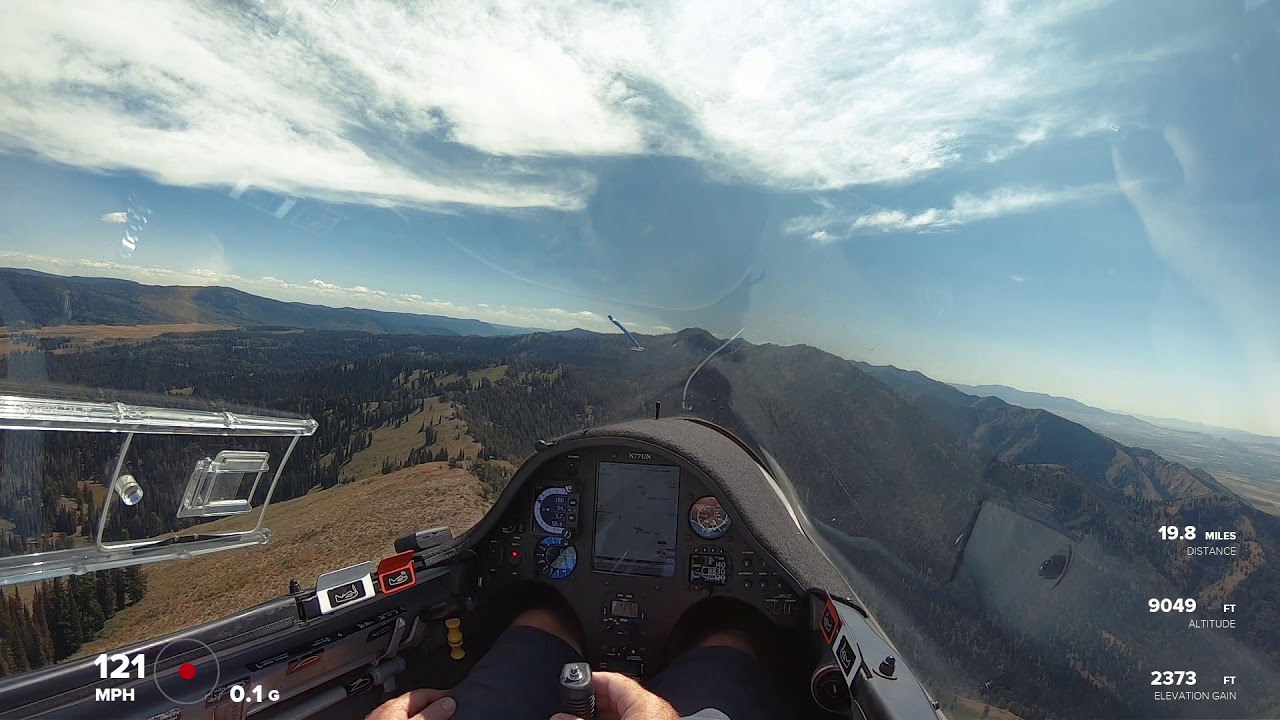 Thrilling Cockpit Footage - Two Modern Gliders Racing in the Mountains