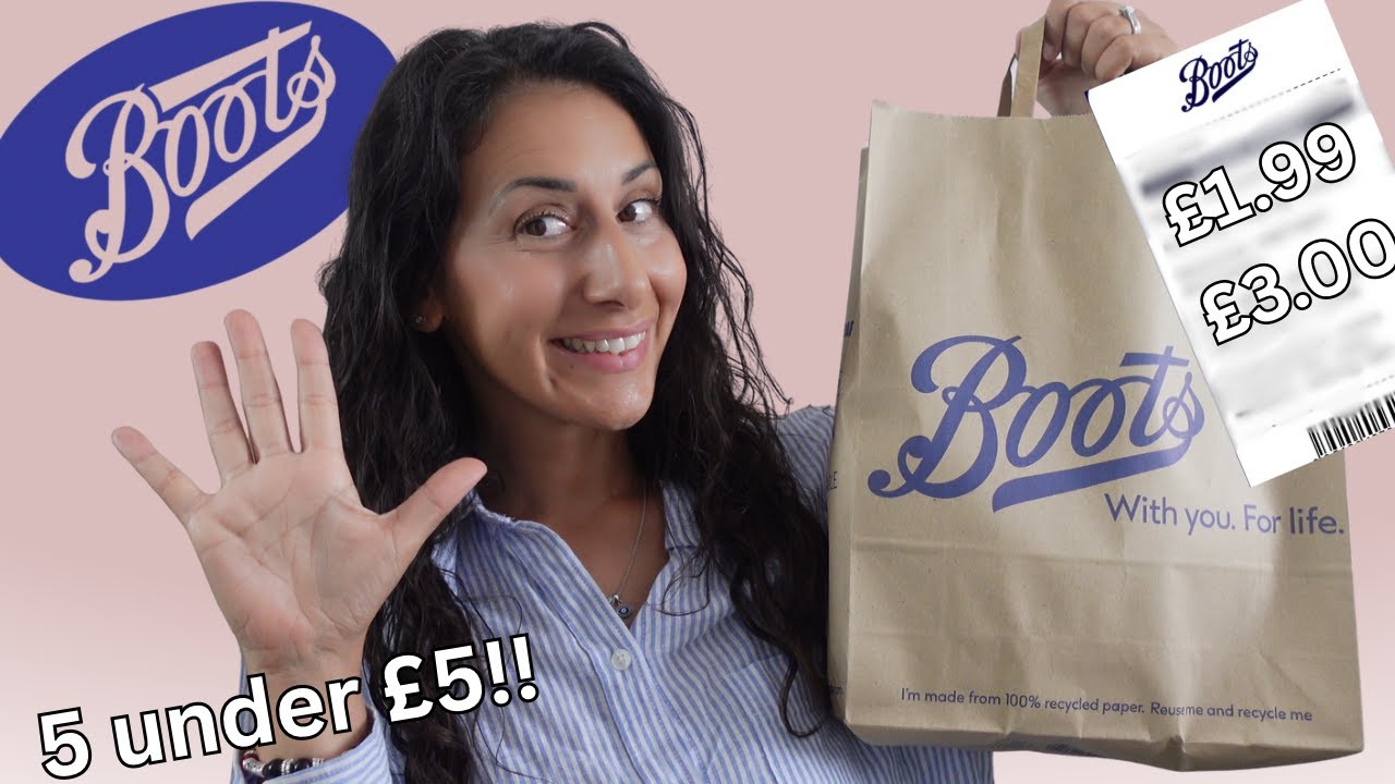 BOOTS BEST 5 UNDER 5! AFFORDABLE HEALTH AND BEAUTY PRODUCTS! PART 1