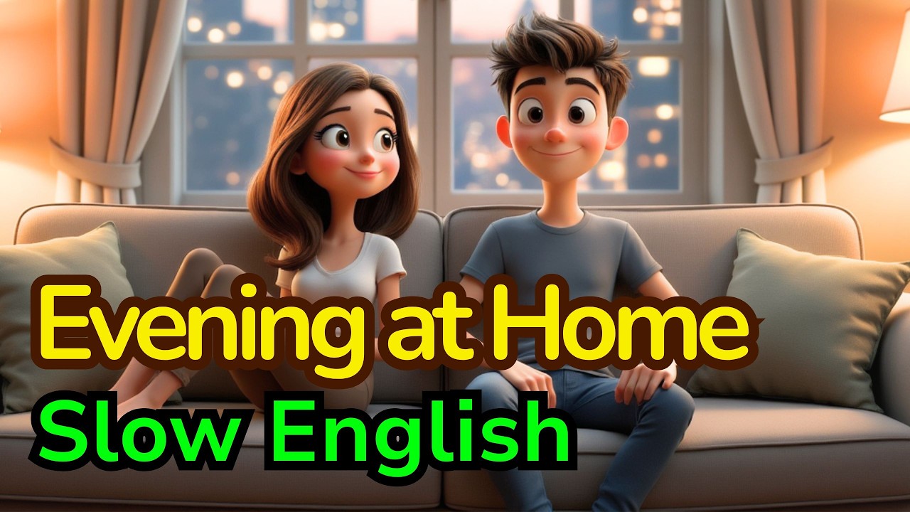 A Calm Evening at Home 🌙 | Relaxing English Listening for Beginners