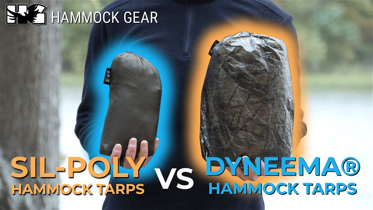 Sil-Poly vs. Dyneema Hammock Tarps