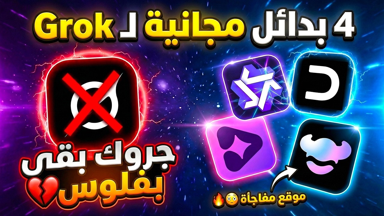 بديل Grok المجاني 🔥 | جروك وقف الفيديوهات المجانية 😱 | اصنع فيديوهات بلا حدود مجانًا!