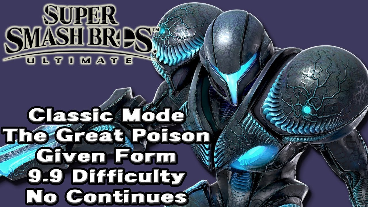 Super Smash Bros. Ultimate (Classic Mode 9.9 Intensity No Continues | Dark Samus)