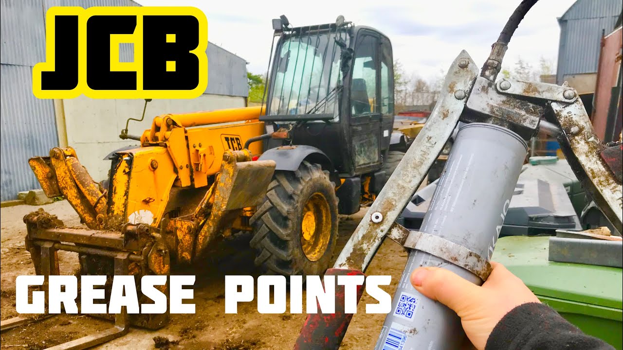 JCB Telehandler -Grease nipple points