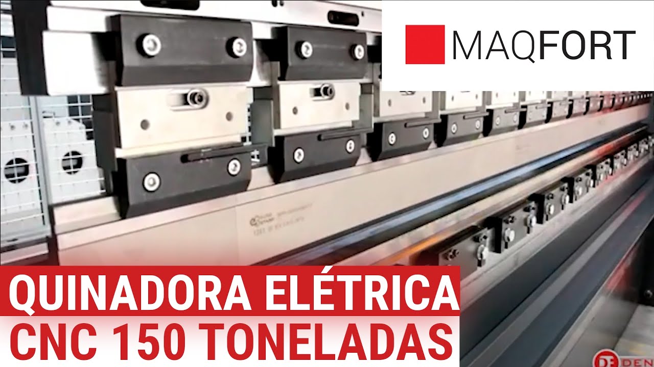 Quinadora / Quinadeira el&eacute;trica CNC 150 toneladas x 3 metros