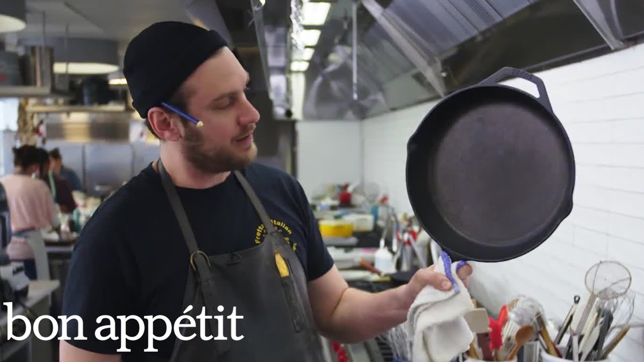 How to Clean a Cast-Iron Skillet with Brad | Bon App&eacute;tit