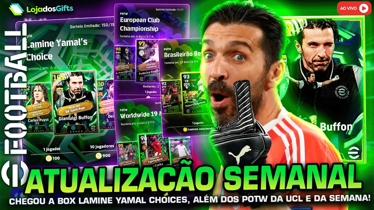 eFootball 2026 | ATUALIZAÇÃO SEMANAL 19/03/26 | (Epic) Lamine Yamal´s Choice! (AO VIVO)
