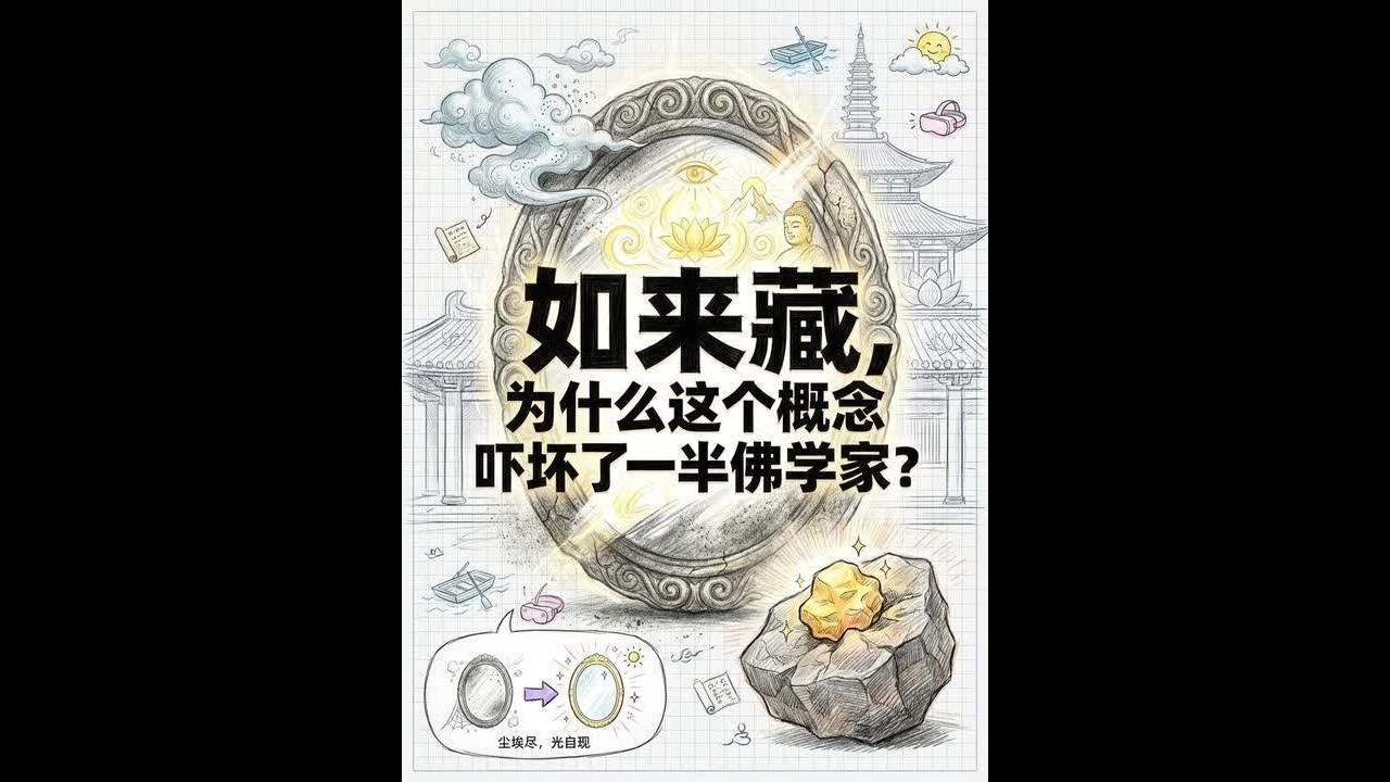 如来藏 | 为什么这个概念吓坏了一半佛学家 | 觉醒的底层逻辑 为什么《华严经》说“一切众生皆具如来智慧德相”？既然一切皆空、无我，为何又说人人心中藏着一个如来？ 本期视频深度拆解佛学中最具争议