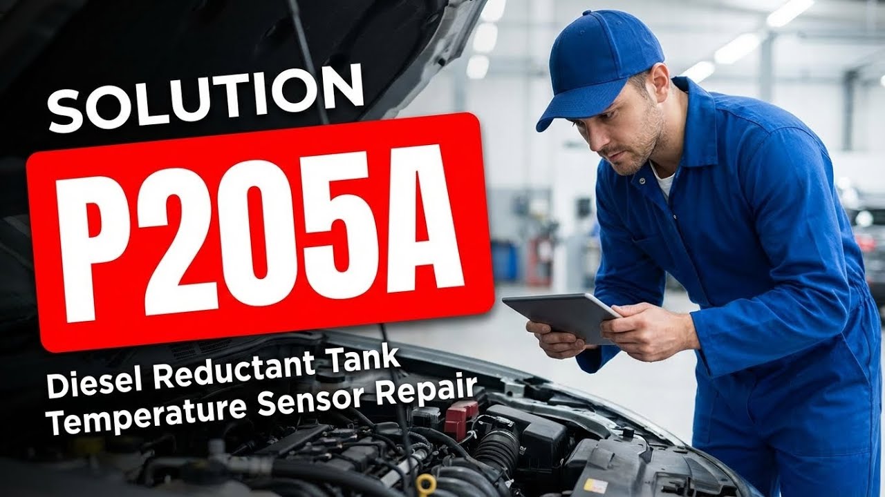 Как исправить ошибку P205A OBD II &mdash; ремонт датчика температуры бака с дизельным восстановителем