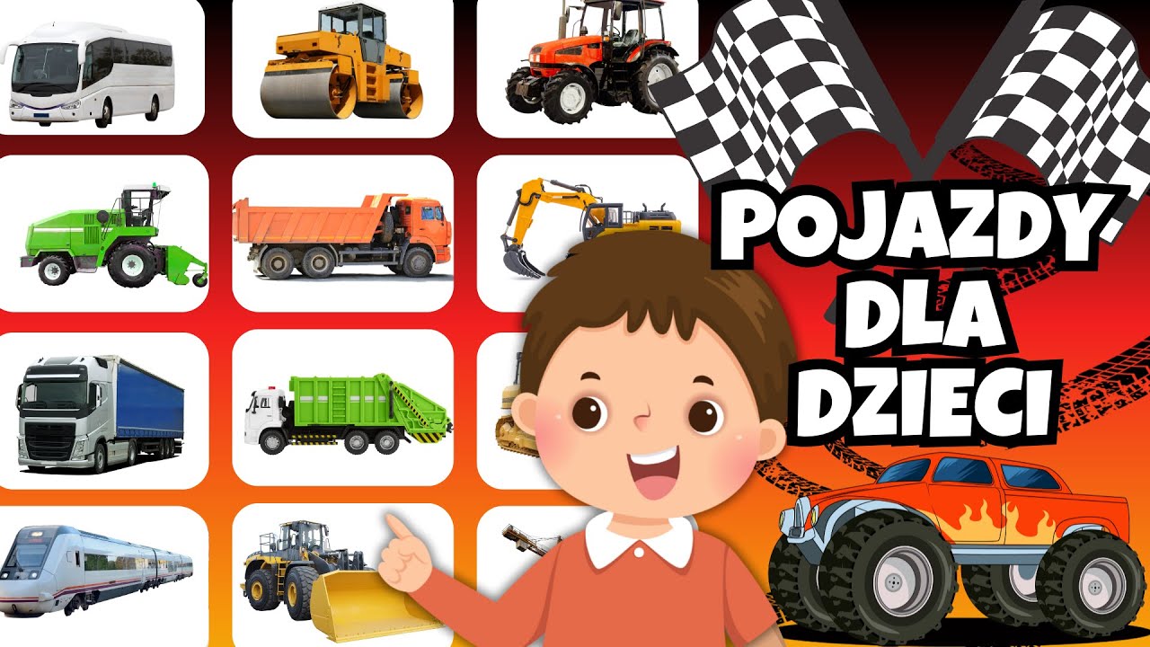 Pojazdy dla dzieci Poznajemy pojazdy - edukacyjna bajka Nauka pojazdów ciekawostki autka dla dzieci