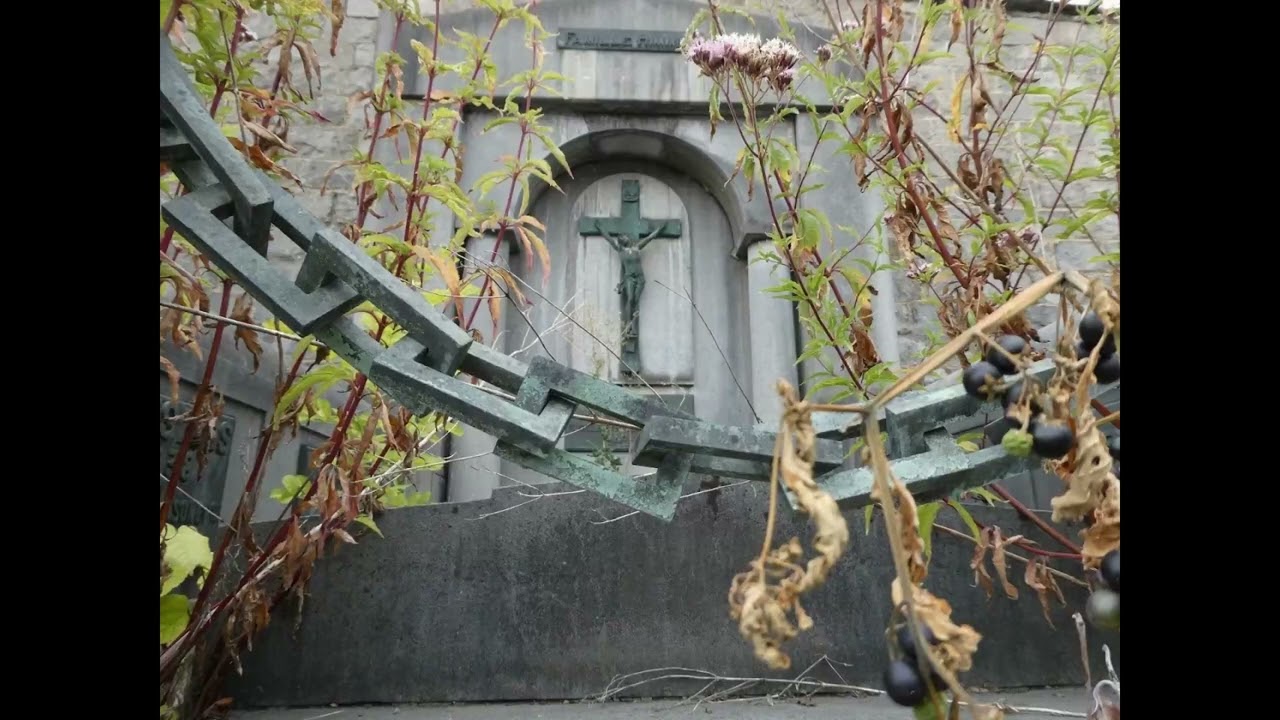 Patrimoine en péril : Quand le temps fait glisser les caveaux à Leffe #dinant