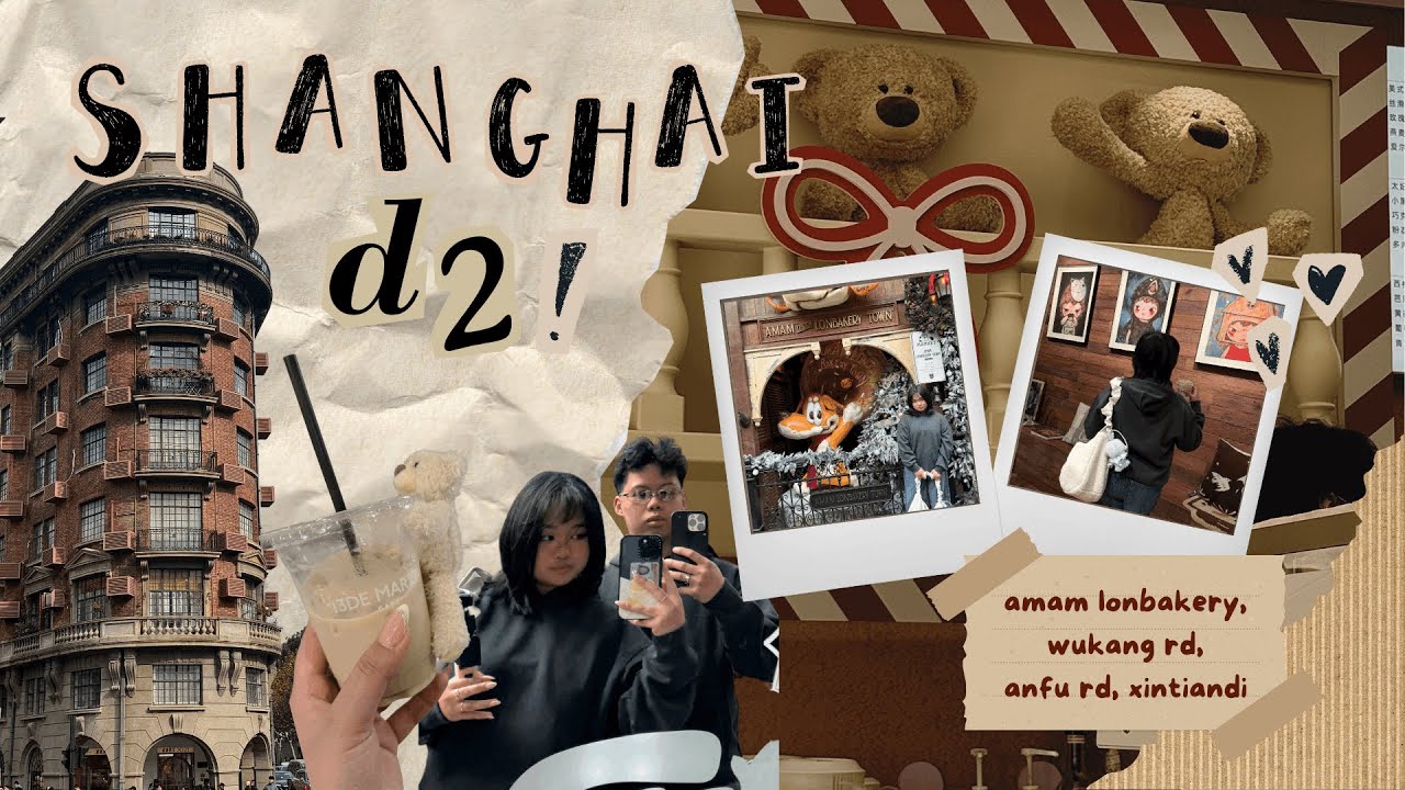 SHANGHAI VLOG -  DAY 2 | Amam Lonbakery, Wukang Rd, Anfu Rd, Xintiandi, W Management