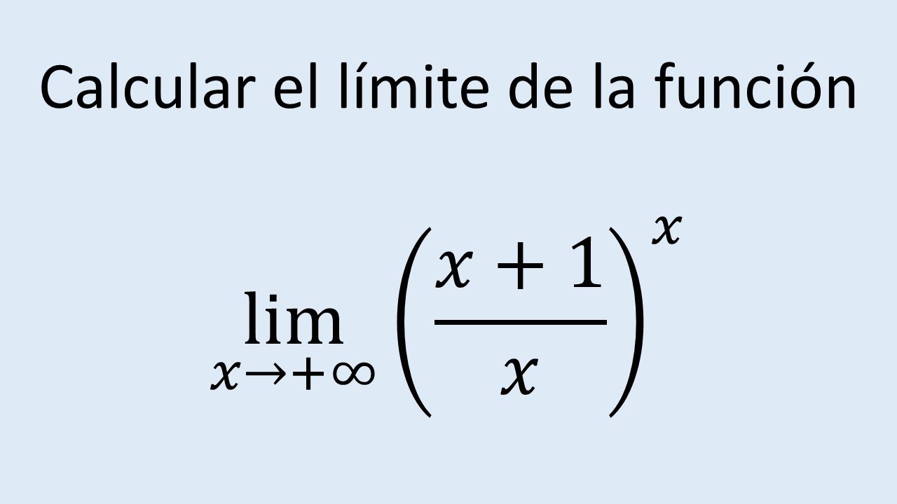Ejercicio paso a paso de cálculo de límites de funciones. Ejercicio 09.