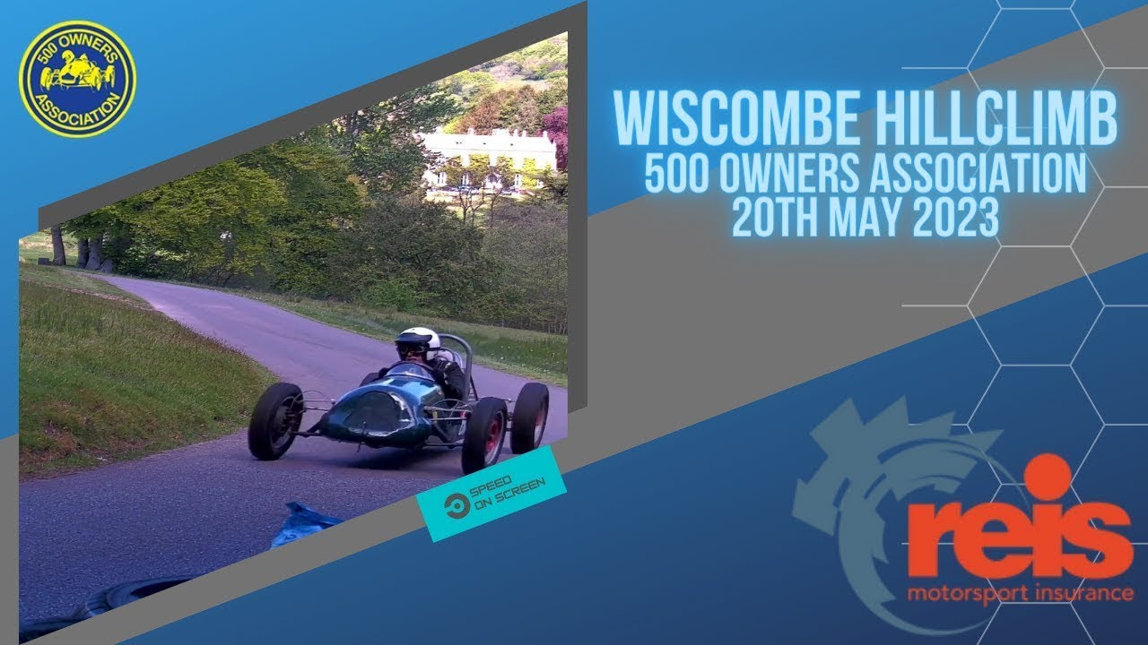 500 Owners Association Wiscombe Park Hillclimb 2023 - Live stream replay