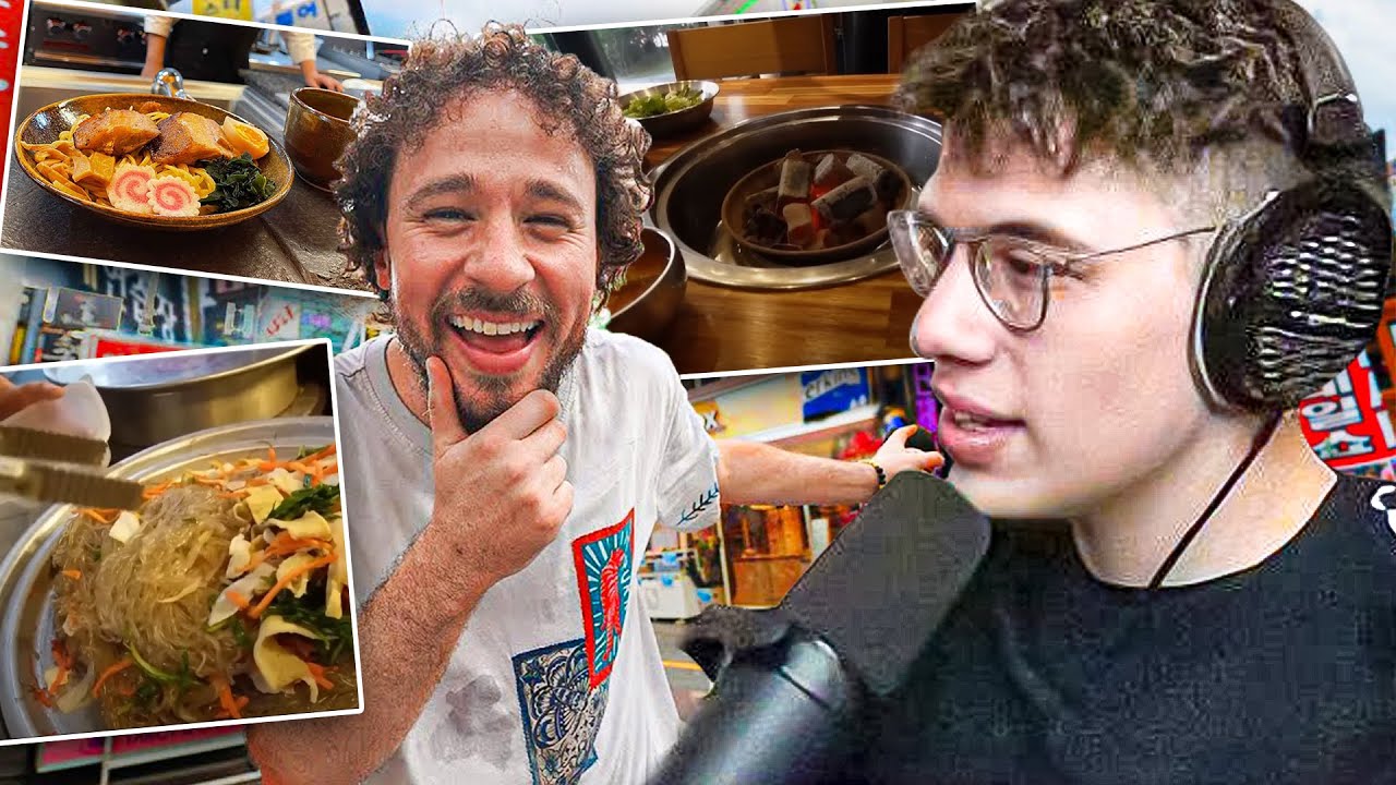 LUIS EN COREA PROBANDO COMIDA CALLEJERA